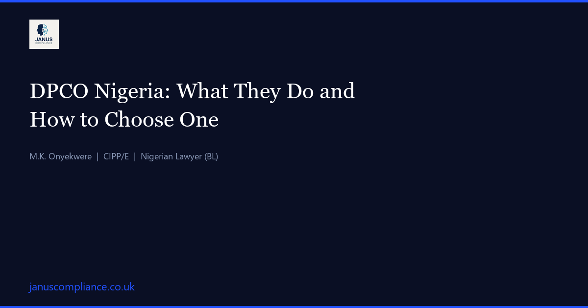 DPCO Nigeria: What They Do and How to Choose the Right One | Janus ...